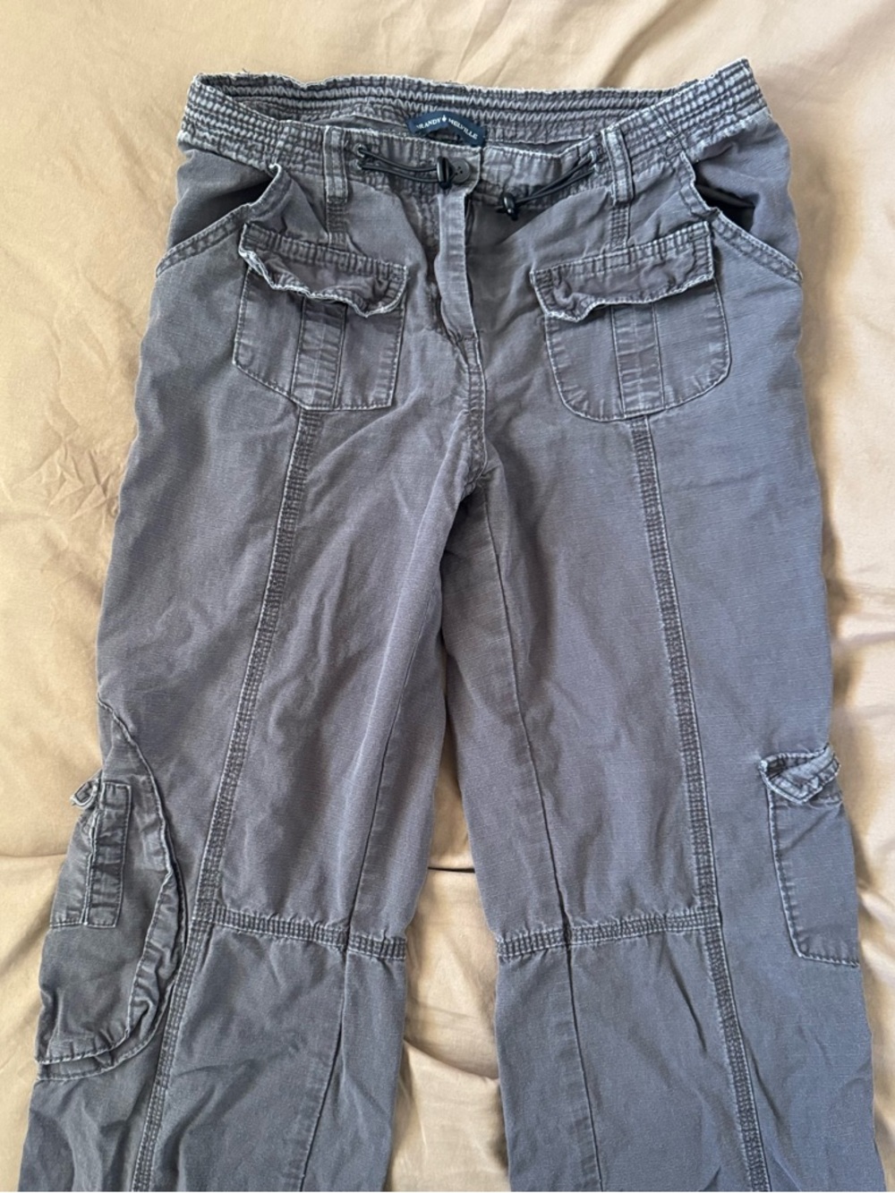 Brandy Melville Gray Cargo Pants